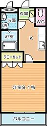 シェレン・バウム・F 1Kの間取図画像