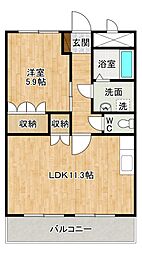 間取図画像 1LDK