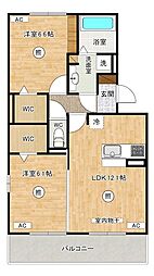トレス下富野 2階