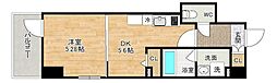 レニター小倉サンライズビュー 1DKの間取図画像