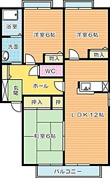 プレンティ嵐山 B棟 2階/202