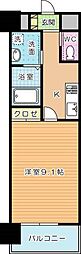 MDIシエルコンティーレ曽根北町 1Kの間取図画像