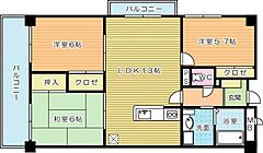 物件の間取り