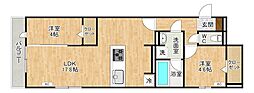 イゾラ 2LDKの間取図画像