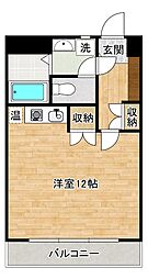 グレイス清水 ワンルームの間取図画像