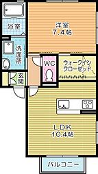 グリーンビレッジ湯川III 2階