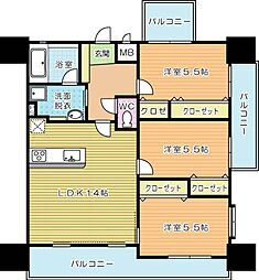 ガーデン・コートSUNATSU（ガーデンコート砂津） 9階