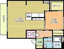 ヒルサイド都 1階