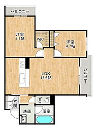シャーメゾンシエロ 2階