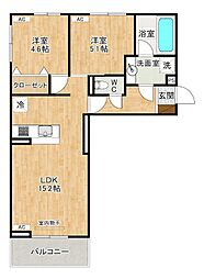 仮称）D-ROOM中原東 2階