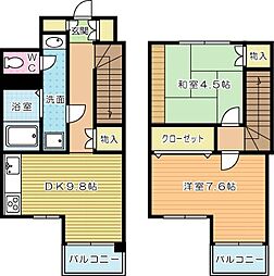 真鶴ACEビル 2DKの間取図画像
