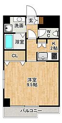 真鶴ACEビル 1Kの間取図画像