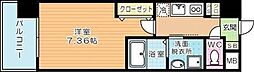 センターマーク三萩野 1Kの間取図画像