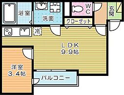 Lapis Lazuli城野(ラピスラズリ城野) 2階