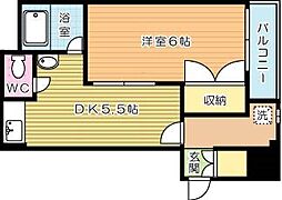 ドミール魚町 4階/401
