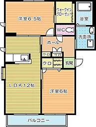 シャーメゾンJ・K B棟 2階