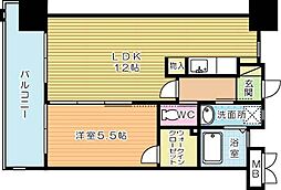 Felt1113 1LDKの間取図画像