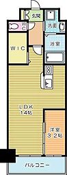 グランシャリオ三萩野 1LDKの間取図画像