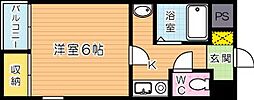 間取図画像 1K