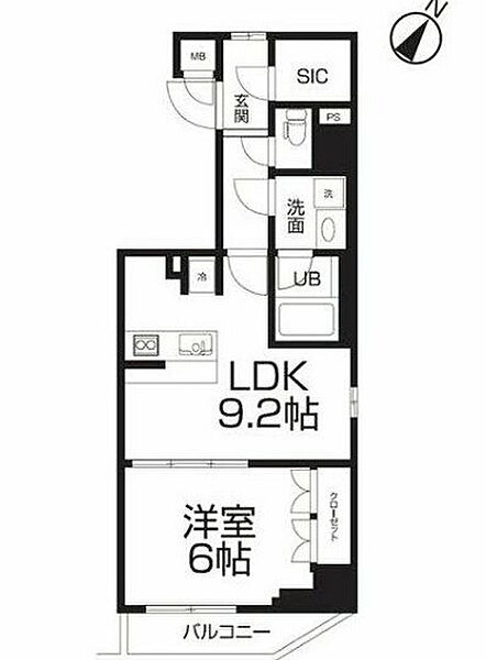 ラクラス押上 405｜東京都墨田区向島2丁目(賃貸マンション1LDK・4階・41.05㎡)の写真 その2