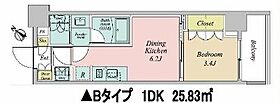 クレストコート押上Ｎｏｒｔｈ 902 ｜ 東京都墨田区向島4丁目28-13（賃貸マンション1DK・9階・25.83㎡） その2