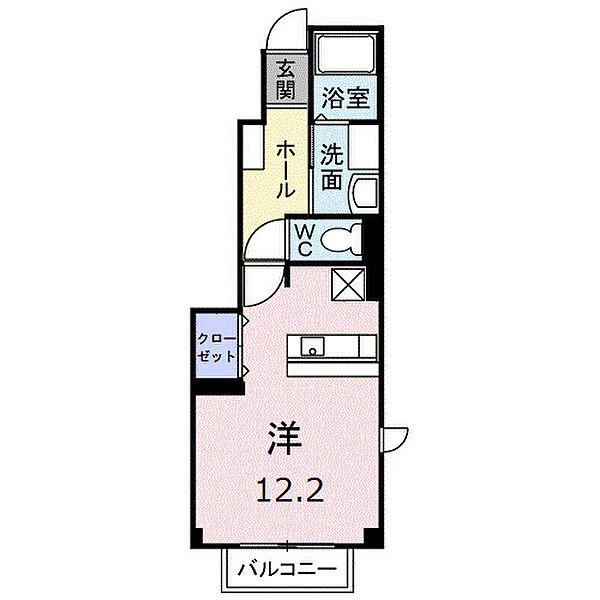 メゾン・ルポ　II 101｜香川県高松市勅使町(賃貸アパート1R・1階・33.15㎡)の写真 その2