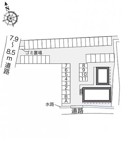 レオパレスルース 106｜香川県高松市上天神町(賃貸アパート1K・1階・23.18㎡)の写真 その3