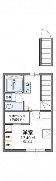 レオパレスパストラルフォレスト 204｜香川県高松市太田下町(賃貸アパート1K・2階・26.08㎡)の写真 その2