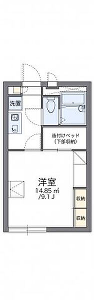 レオパレスグリーンハイツ 106｜香川県高松市三条町(賃貸アパート1K・1階・23.18㎡)の写真 その2