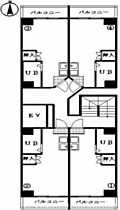 オレンジハウス 301 ｜ 香川県高松市瓦町1丁目4-9（賃貸マンション1R・3階・19.68㎡） その2