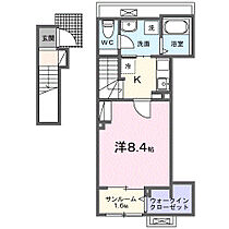 クラール元山駅前Ｂ 204 ｜ 香川県高松市元山町1067番地1（賃貸アパート1K・2階・36.31㎡） その2