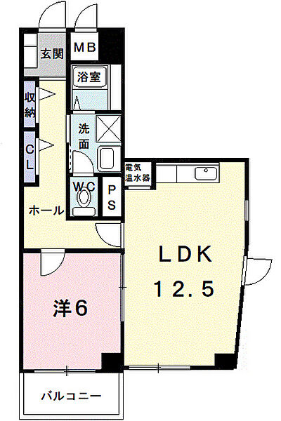 マルベル宇多津 301｜香川県綾歌郡宇多津町浜三番丁(賃貸マンション1LDK・3階・46.16㎡)の写真 その2