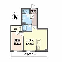 ロイヤルシャーメゾン栗林 202 ｜ 香川県高松市花ノ宮町3丁目1399番4（賃貸マンション1LDK・2階・44.86㎡） その2