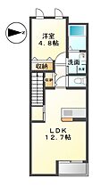 キャトルレーヴ 201 ｜ 香川県高松市伏石町（賃貸アパート1LDK・2階・44.18㎡） その2