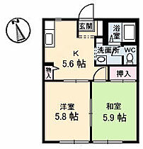 パティオ　2棟 101 ｜ 香川県高松市木太町3457-2（賃貸アパート2K・1階・38.83㎡） その2