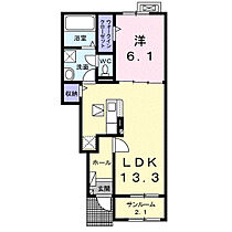 ルルディ　モトヤマＢ 103 ｜ 香川県高松市元山町1067番地4（賃貸アパート1LDK・1階・50.05㎡） その2