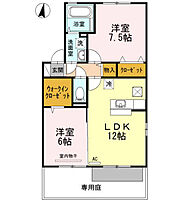 ウエストヴィレッジ D棟 101 ｜ 香川県高松市林町46-2（賃貸アパート2LDK・1階・59.58㎡） その2