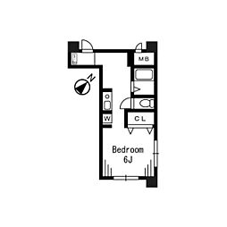 間取図画像 ワンルーム