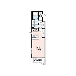 スリジエ田園調布 ワンルームの間取図画像
