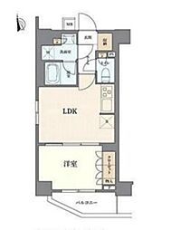 PARKLUXE蒲田一丁目 1LDKの間取図画像