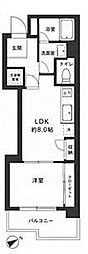 ワコー三田マンション 1LDKの間取図画像