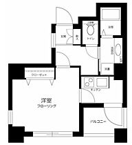 東京都品川区西五反田3丁目（賃貸マンション1K・6階・25.82㎡） その2