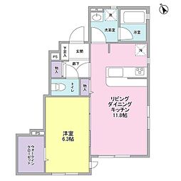 間取図画像 1LDK