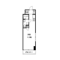 ハミルトンプラザ ワンルームの間取図画像