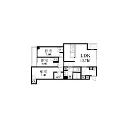 間取図画像 3LDK