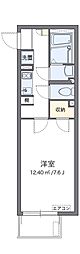 LEONEXT貞和 1Kの間取図画像