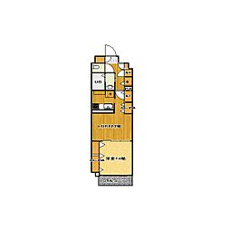 ソレイユ 1LDKの間取図画像