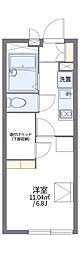 レオパレスたい 1Kの間取図画像
