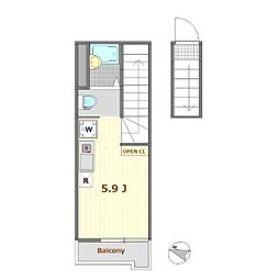 間取図画像 ワンルーム