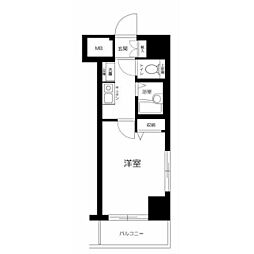 フェニックス日本橋三越前 1Kの間取図画像